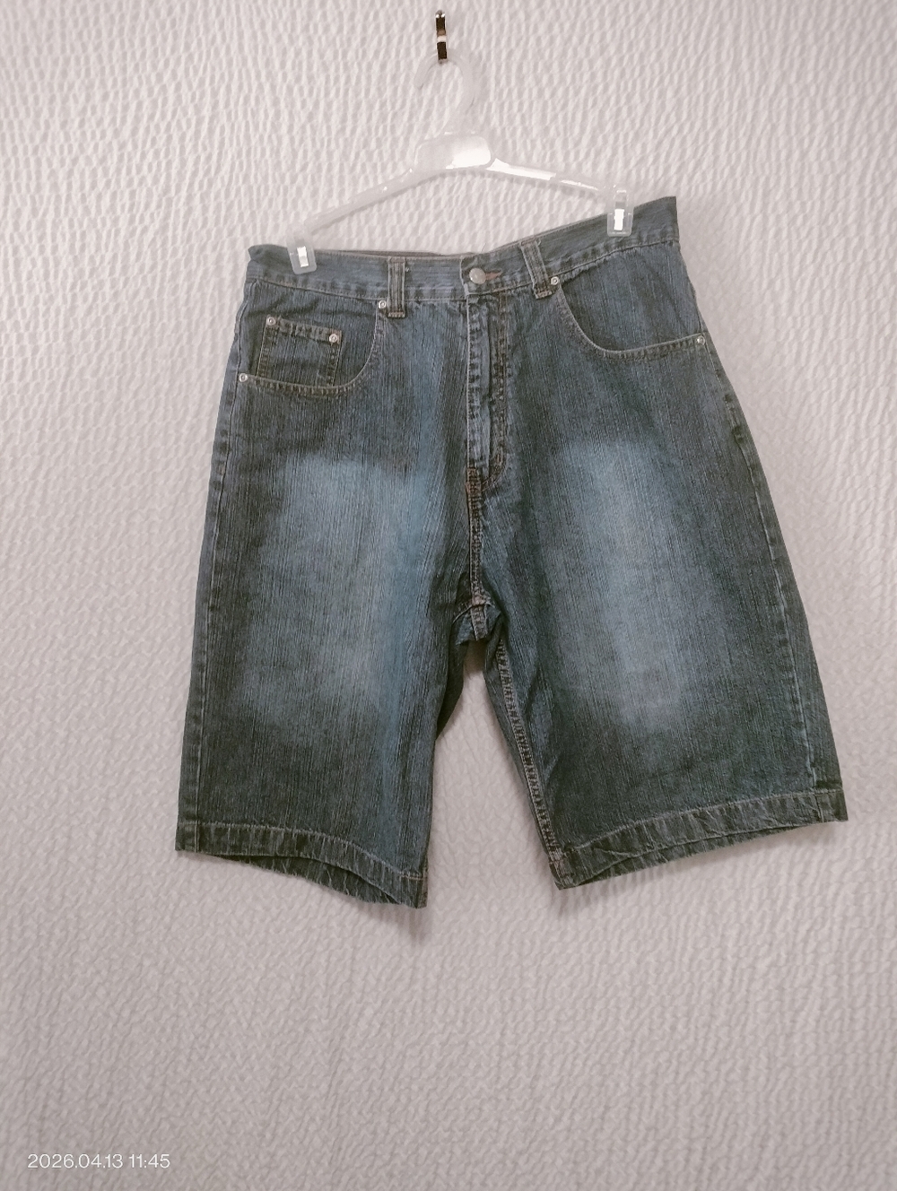Men's Highland Outfitters Streetwear Sz 34 Denim Shorts Wide Leg